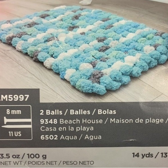 Coats & Clark Red Heart Pomp-a-Doodle Yarn 3.5oz/14yds #9753 PartyMix Pom-Pom - Picture 6 of 6